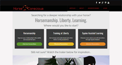 Desktop Screenshot of horseconscious.com